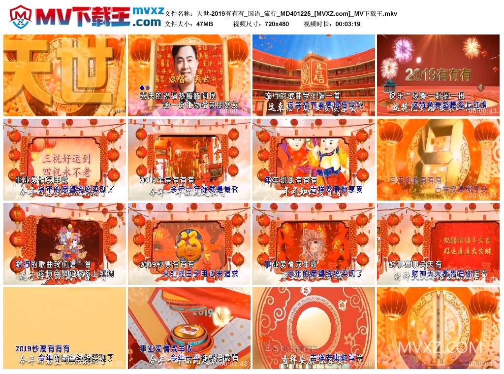 天世-2019有有有_国语_流行_MD401225